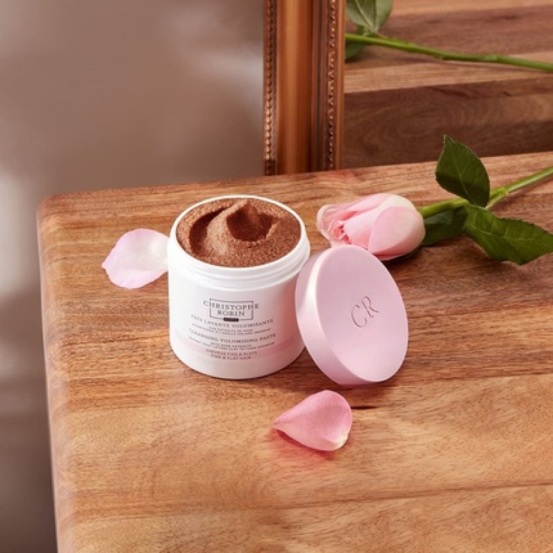 cleansing volumizing paste with pure rassoul clay and rose extracts 250ml