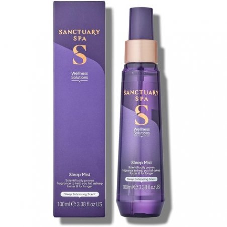 Sanctuary Spa Pillow Sleep Spray Violet Jasmine and Sandalwood No Mineral Oil Cruelty Free and Vegan 100ml
