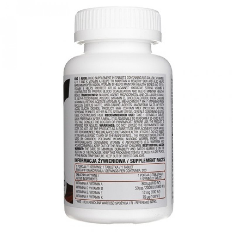 OstroVit ADEK 200 Tablets