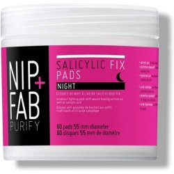 Nip Fab Salicylic Fix Night Pads with Hyaluronic Acid 60 Pads 80ml
