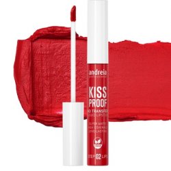 Andreia Professional Lips No Transfer Kiss Proof Lipstick 02 Seductive Red