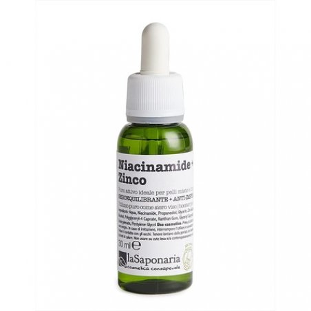 La Saponaria Niacinamide Zinc Serum for Combination Skin and Blemished Skin