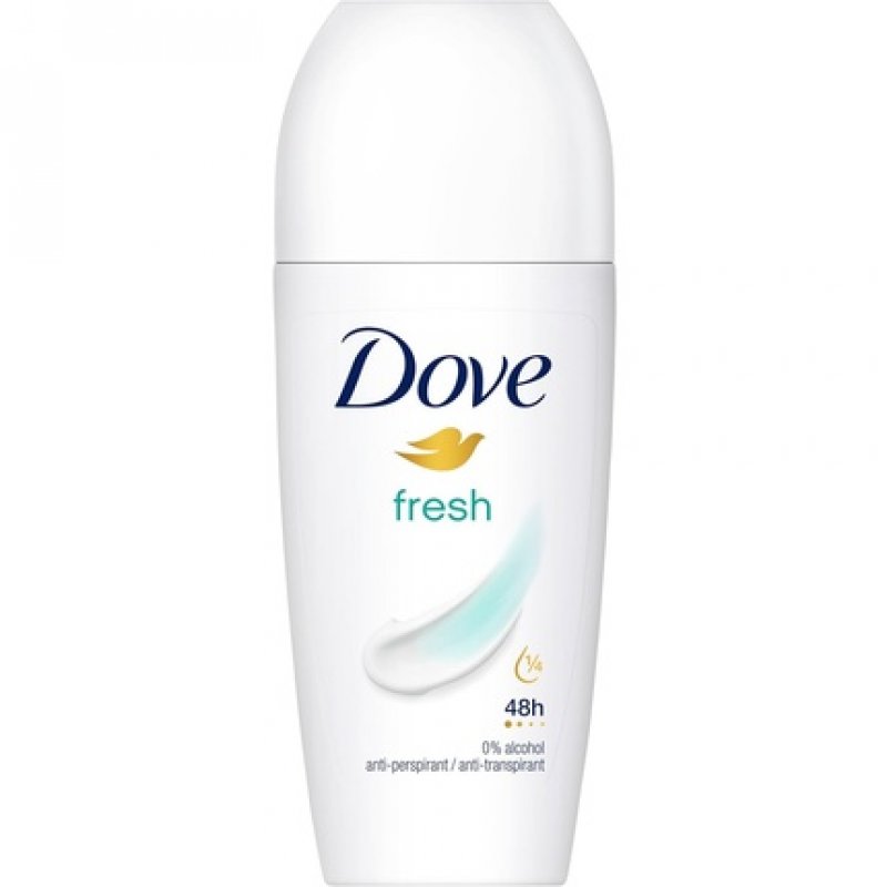 Dove Fresh Anti-Perspirant Roll On Deodorant with ¼ Moisturising Cream 50ml