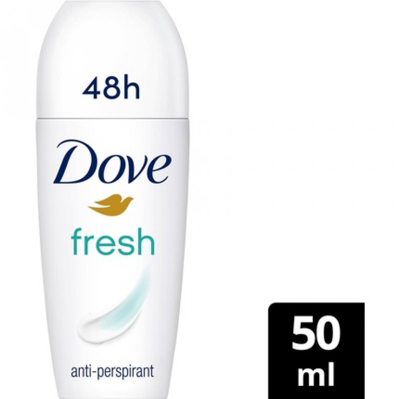 Dove Fresh Anti-Perspirant Roll On Deodorant with ¼ Moisturising Cream 50ml