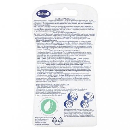 Scholl Velvet Smooth Nail Care Refills - Pack of 3