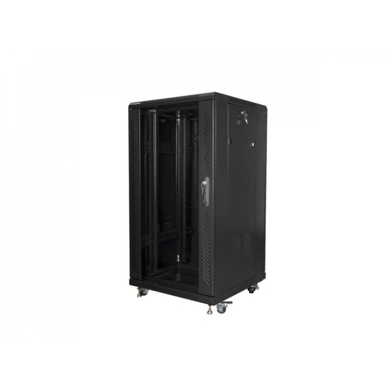 Lanberg FF01-6622-12B étagère 22U Rack autonome Noir