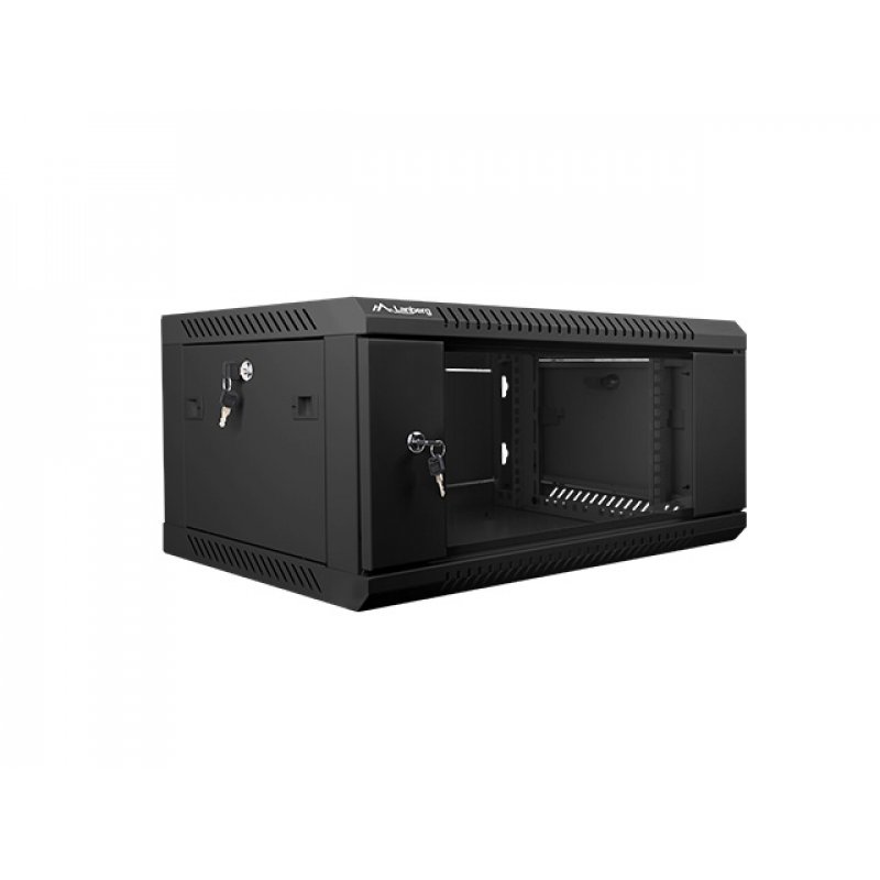 Lanberg WF01-6404-10B étagère 4U Rack monté sur le mur Noir