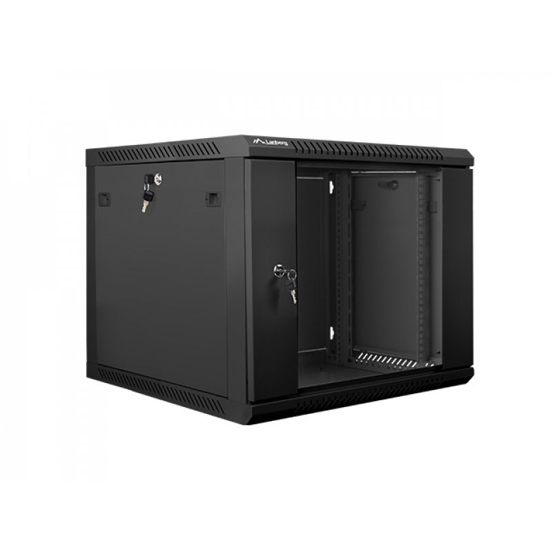 ARMARIO RACK LANBERG 9U 600X600X501 AUTO ENSAMBLADO 19" HASTA 60 KG NEGRO