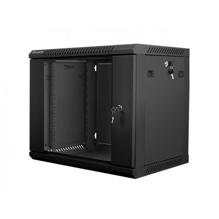 STOCKDIV1 - Lanberg WF01-6409-10B étagère 9U Rack monté sur le mur Noir