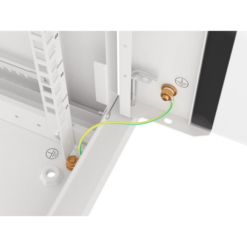 Lanberg WF01-6612-10S rack cabinet 12U Wall mounted rack Grey