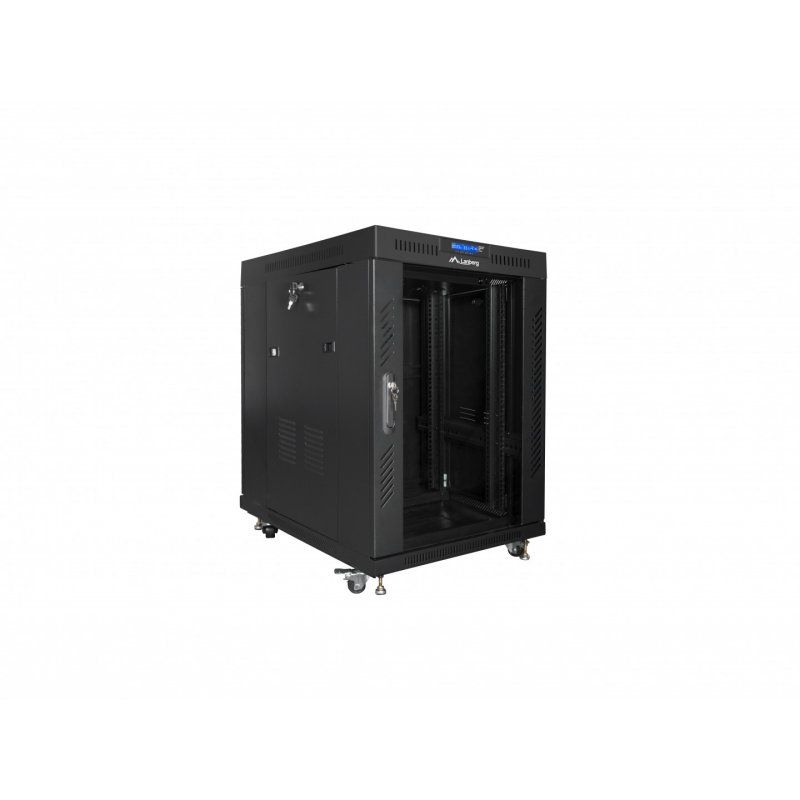 Lanberg FF01-8015-12BL étagère 15U Rack autonome Noir