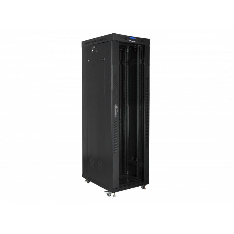 Lanberg FF01-6042-12B étagère 42U Rack autonome Noir