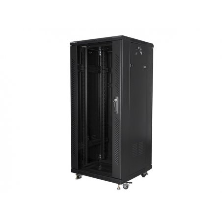 Lanberg FF01-6627-12B étagère 27U Rack autonome Noir