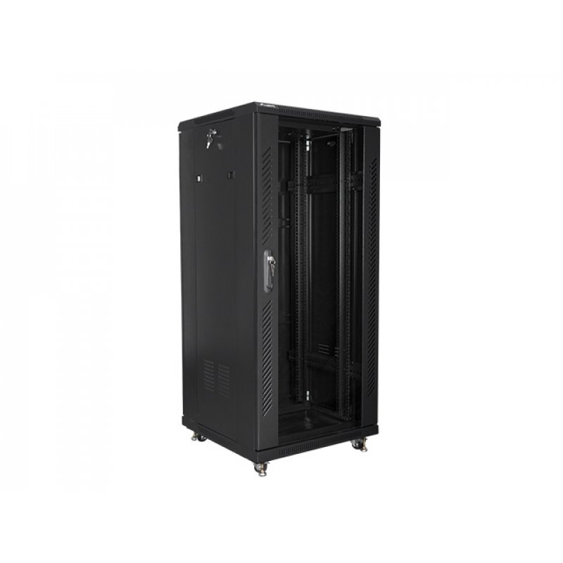 Lanberg FF01-6627-12B rack cabinet 27U Freestanding rack Black