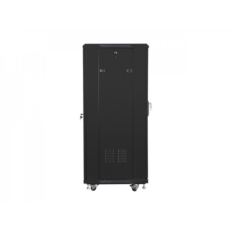 Lanberg FF01-6627-12B rack cabinet 27U Freestanding rack Black