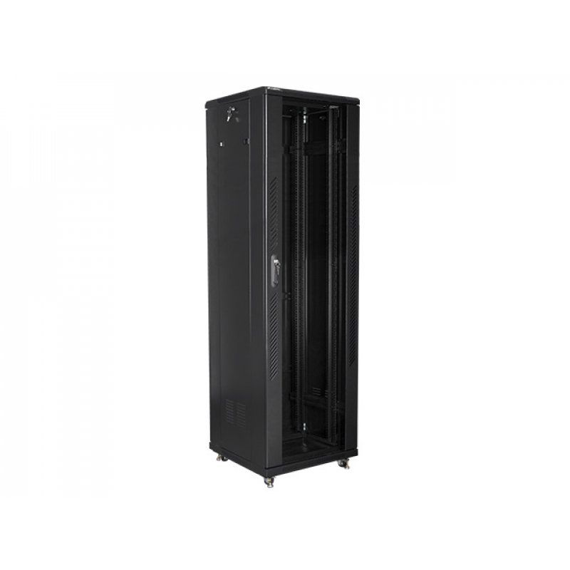Lanberg FF01-6642-12B étagère 42U Rack autonome Noir