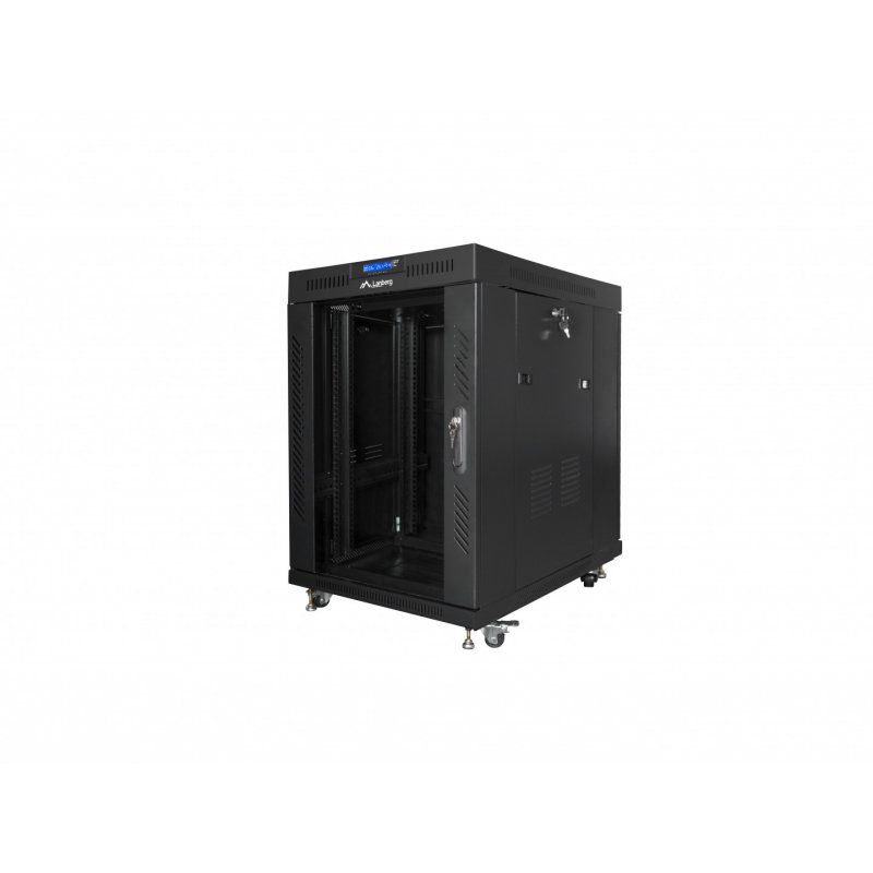 Lanberg FF01-6815-12BL étagère 15U Rack autonome Noir