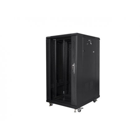Lanberg FF01-6822-12B rack cabinet 22U Freestanding rack Black