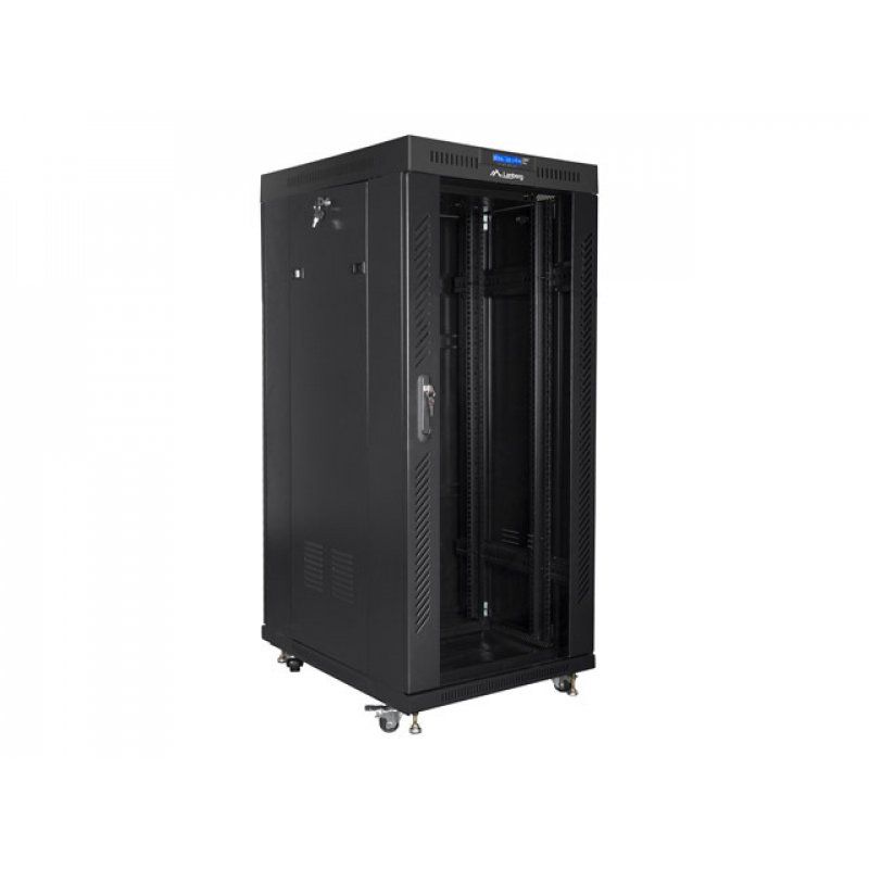 Lanberg FF01-6827-12BL étagère 27U Rack autonome Noir