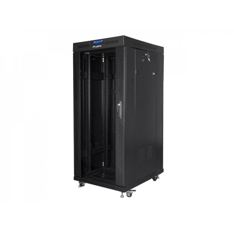 Lanberg FF01-6827-12BL étagère 27U Rack autonome Noir