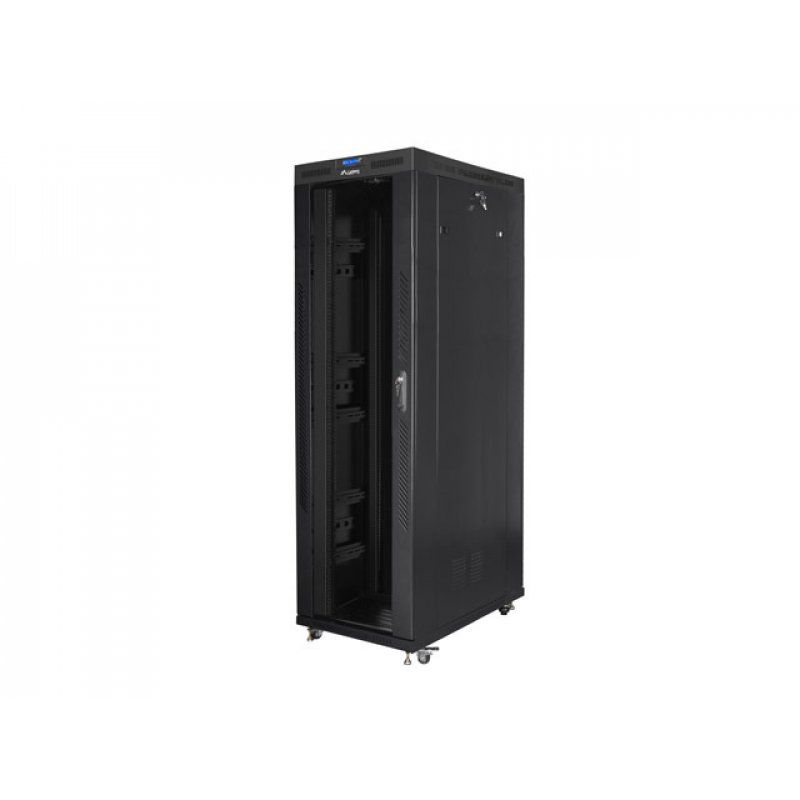 Lanberg FF01-8242-12BL étagère 42U Rack autonome Noir