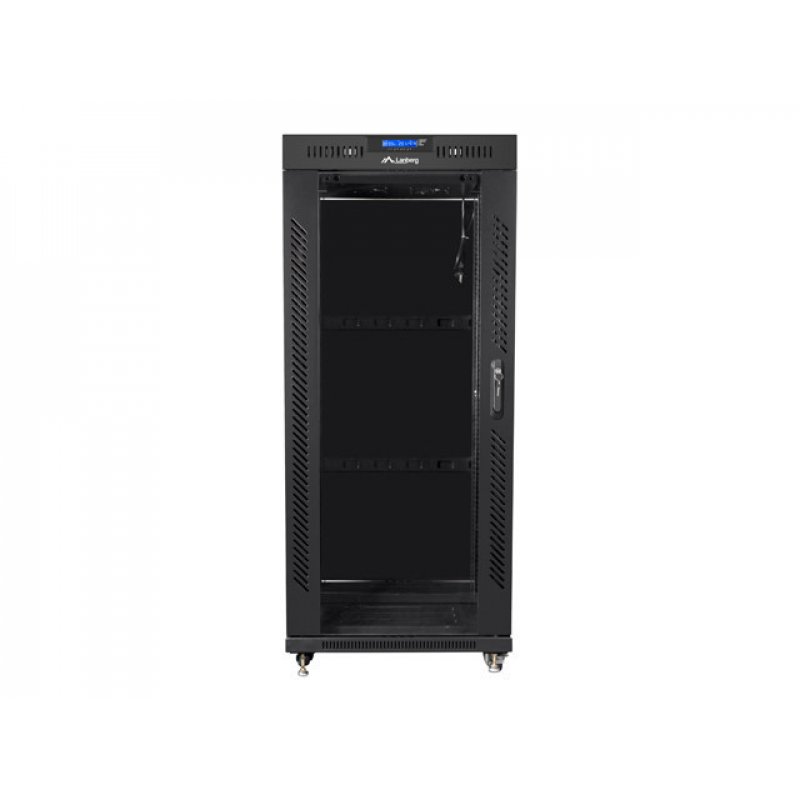 Lanberg FF01-8822-12BL étagère 22U Rack autonome Noir