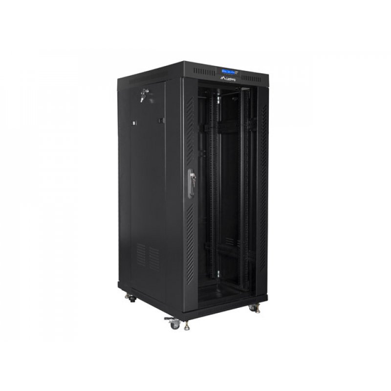 Lanberg FF01-8822-12BL étagère 22U Rack autonome Noir