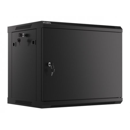 Lanberg WF01-6409-00B étagère 9U Rack monté sur le mur Noir
