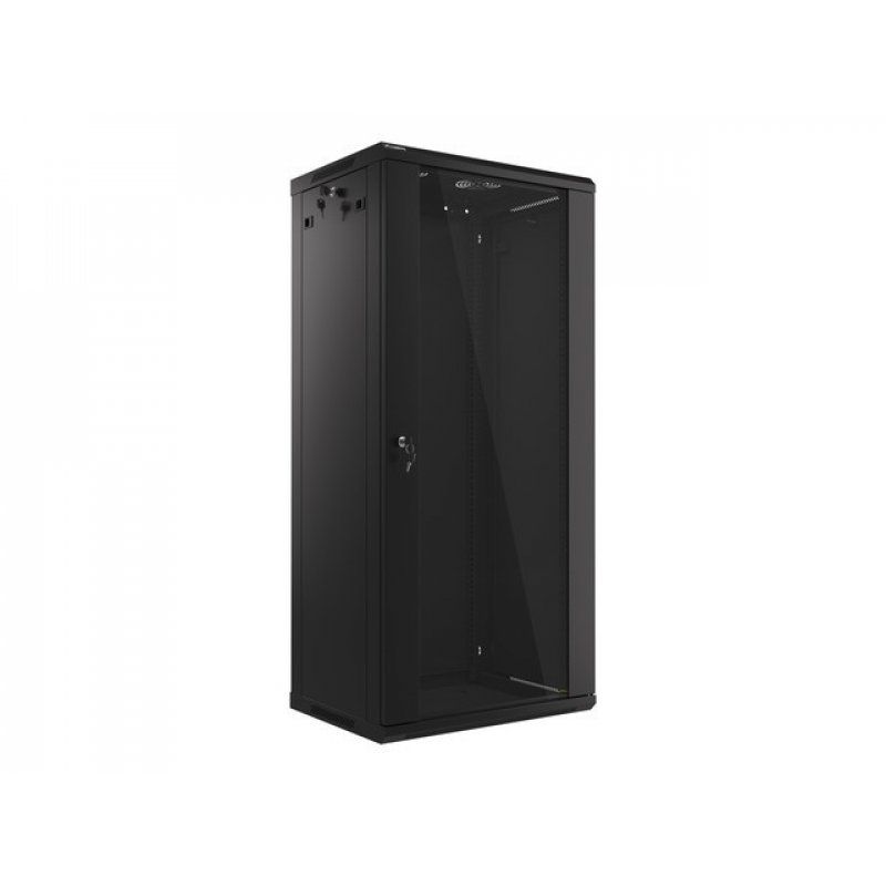Lanberg WF01-6427-10B rack cabinet 27U Wall mounted rack Black