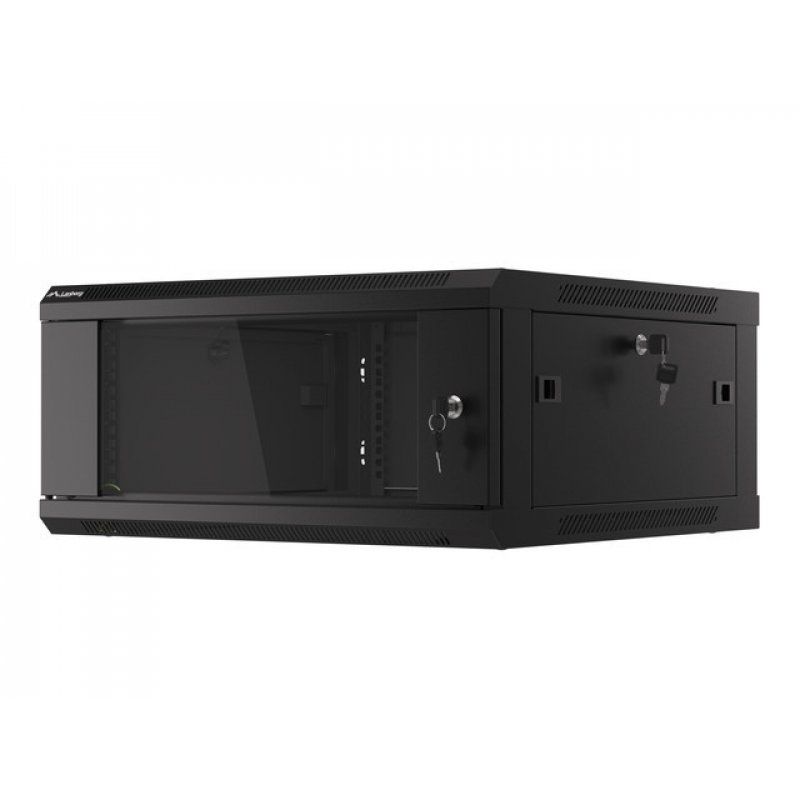 Lanberg WF01-6604-10B étagère 4U Rack monté sur le mur Noir