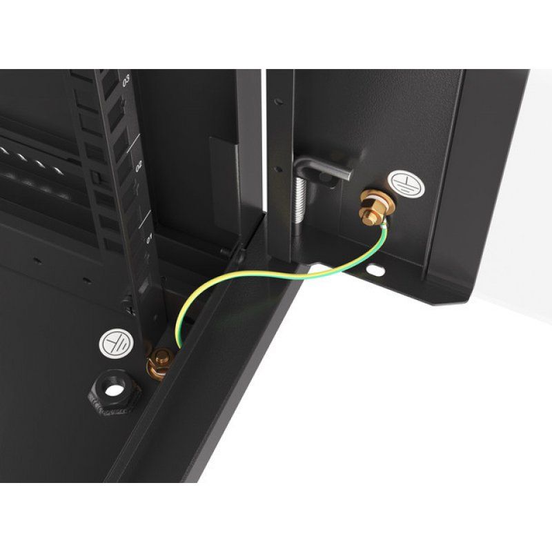 Lanberg WF01-6604-10B étagère 4U Rack monté sur le mur Noir