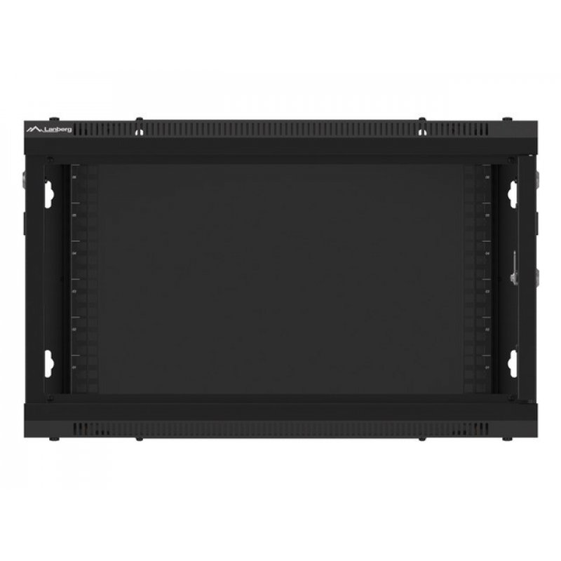 Lanberg WF01-6606-00B rack cabinet 6U Wall mounted rack Black