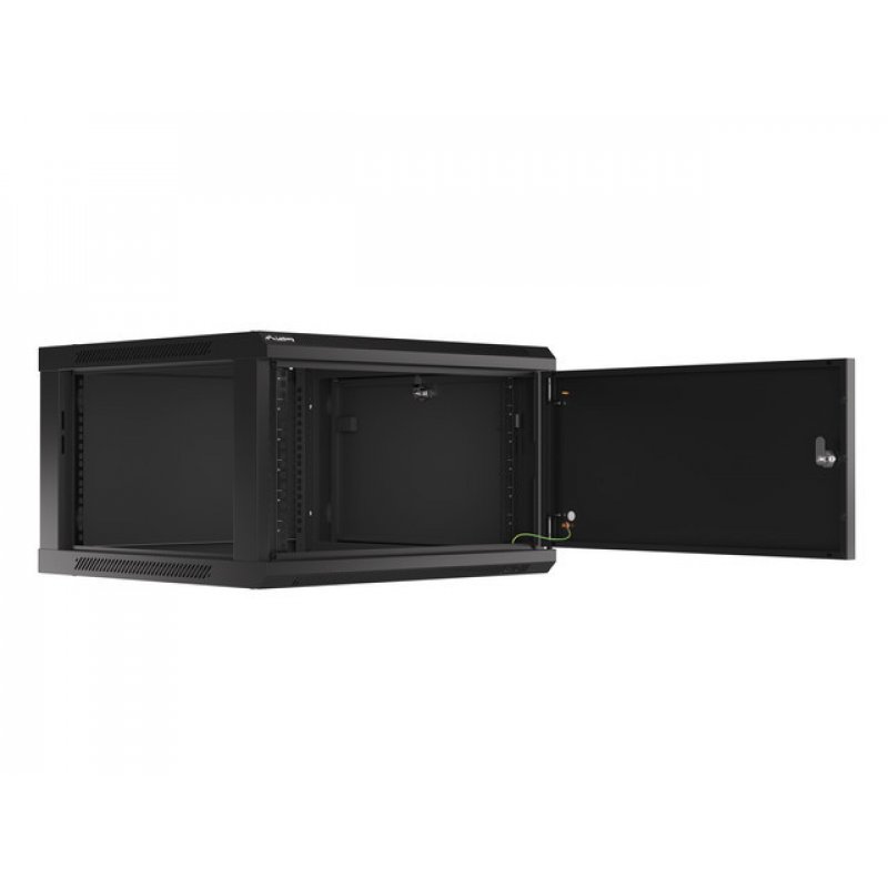 Lanberg WF01-6606-00B étagère 6U Rack monté sur le mur Noir