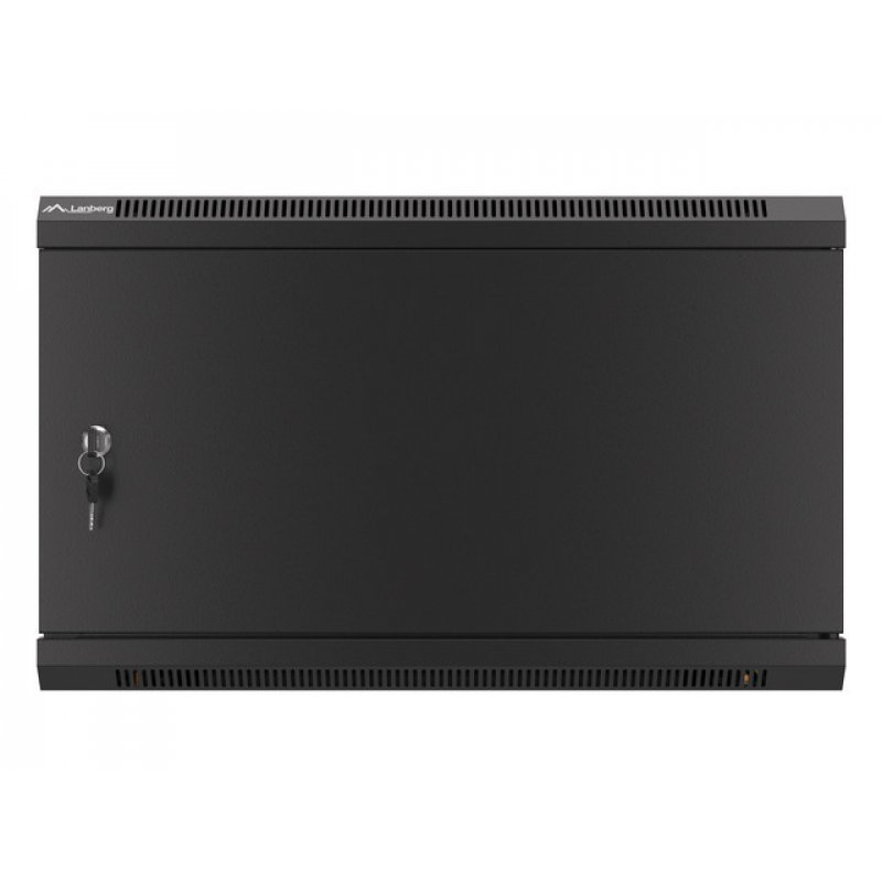 Lanberg WF01-6606-00B étagère 6U Rack monté sur le mur Noir