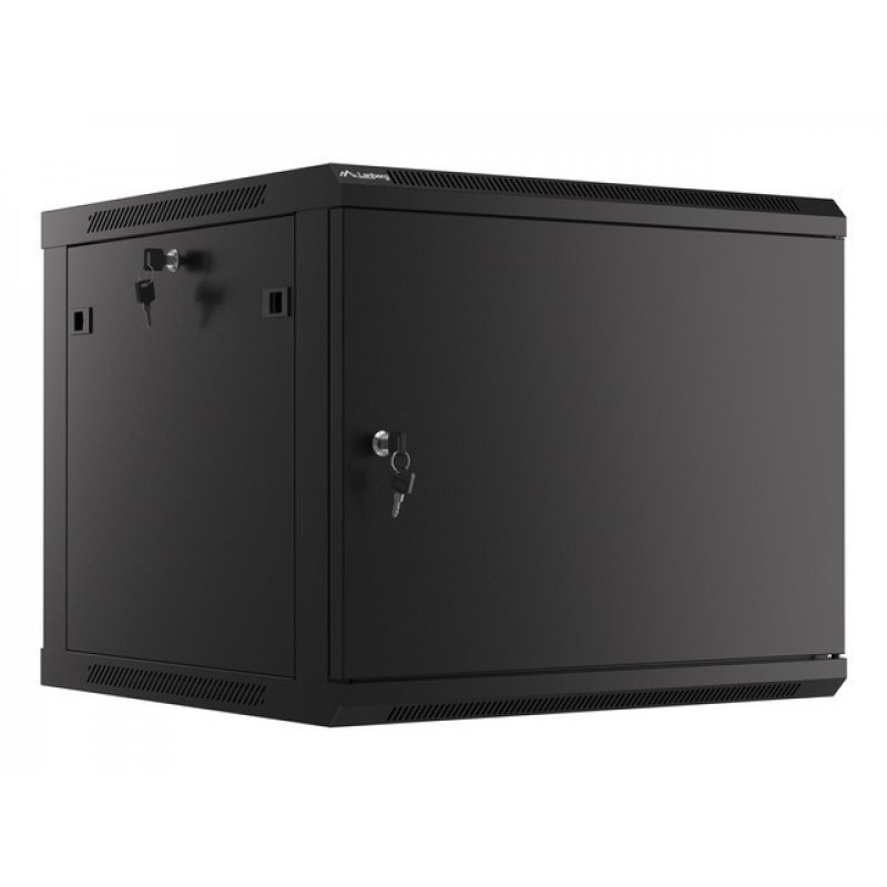Lanberg WF01-6609-00B rack cabinet 9U Wall mounted rack Black