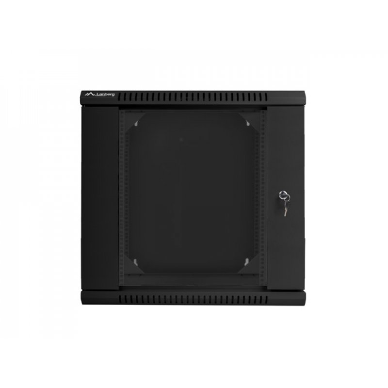 Lanberg WF02-6612-10B étagère 12U Rack monté sur le mur Noir