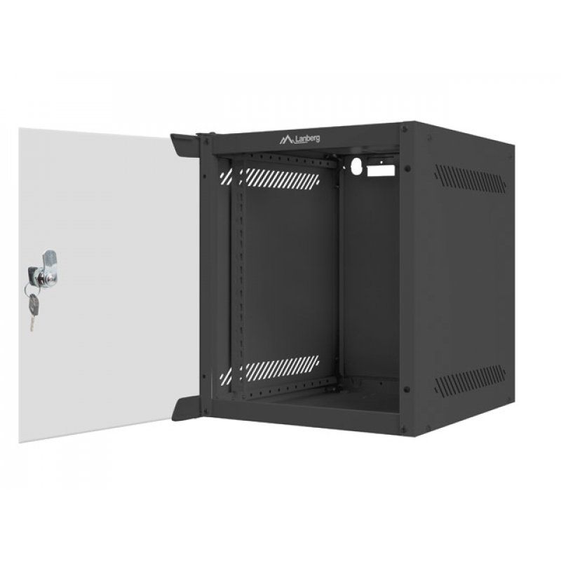 Lanberg WF10-2306-10B étagère 6U Rack monté sur le mur Noir