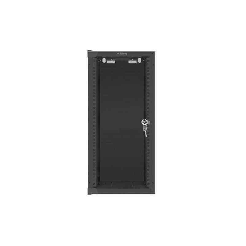 Lanberg WF10-2312-10B rack cabinet 12U Wall mounted rack Black