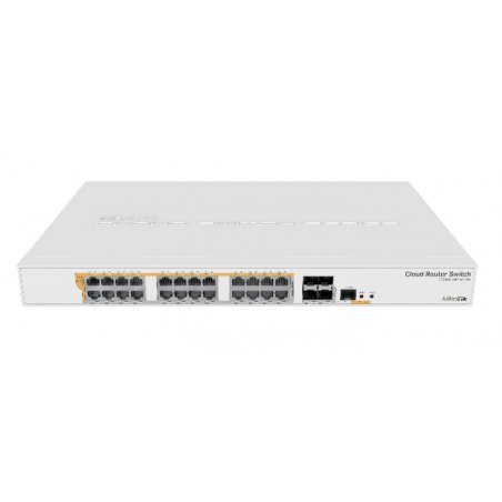Mikrotik CRS328-24P-4S RM network switch Managed L2/L3 Gigabit Ethernet (10/100/1000) Power over Ethernet (PoE) 1U White