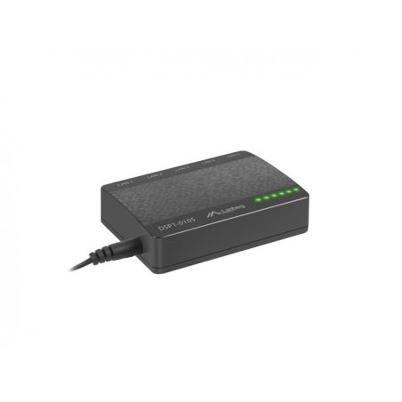 Lanberg DSP1-0105 network switch Unmanaged Fast Ethernet (10/100) Black