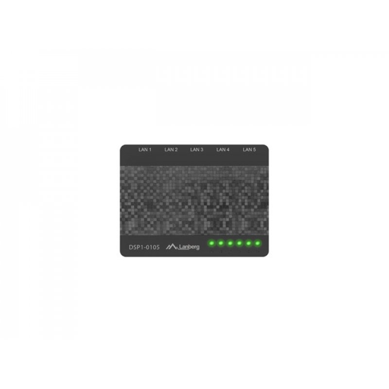 SWITCH LANBERG 5 PUERTOS 100 MBPS