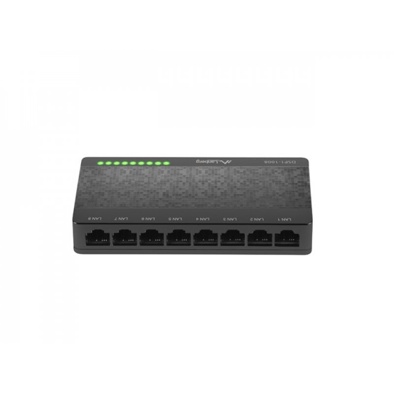SWITCH LANBERG 8 PUERTOS GIGABIT RJ45 ETHERNET