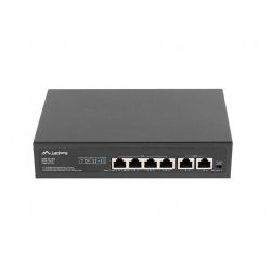 Lanberg RSFE-4P-2FE-60 network switch Unmanaged Fast Ethernet (10/100) Power over Ethernet (PoE) 1U Black