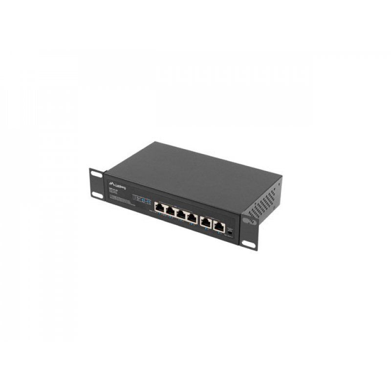 Lanberg RSFE-4P-2FE-60 commutateur réseau Non-géré Fast Ethernet (10/100) Connexion Ethernet, supportant