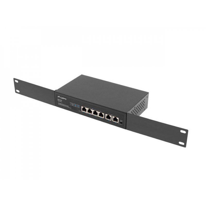 Lanberg RSFE-4P-2FE-60 commutateur réseau Non-géré Fast Ethernet (10/100) Connexion Ethernet, supportant