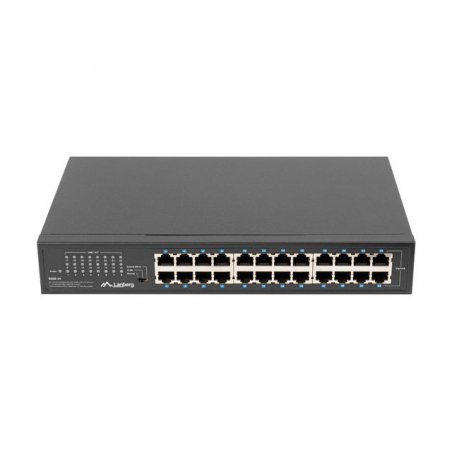 SWITCH LANBERG 24 PUERTOS GIGABIT ETHERNET RACK 19"