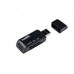 NATEC ANT 3 Mini lecteur de carte mémoire USB 2.0 Noir