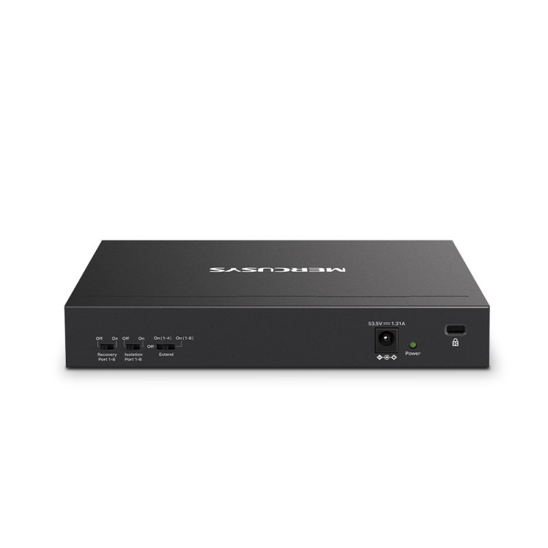 Mercusys MS110P commutateur réseau Géré Fast Ethernet (10/100) Connexion Ethernet, supportant l'alimentation via ce