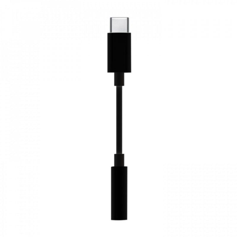 AISENS A109-0385 mobile phone cable Black 0.15 m USB C 3.5 mm