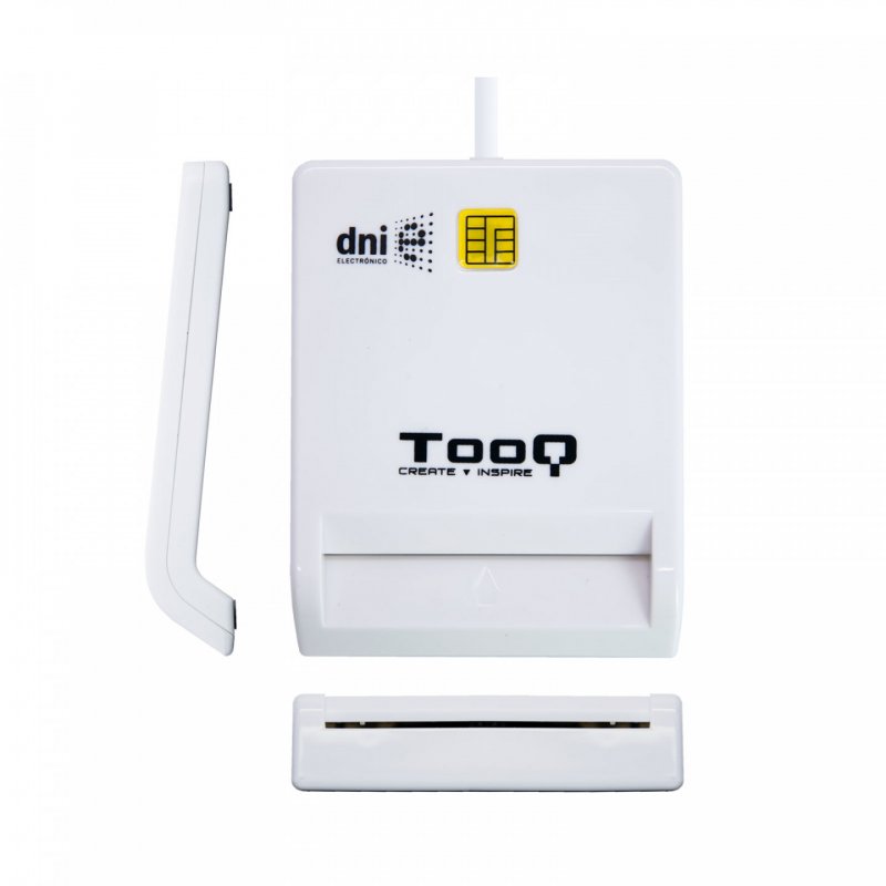 TooQ TQR-210W smart card reader Indoor USB 2.0 White